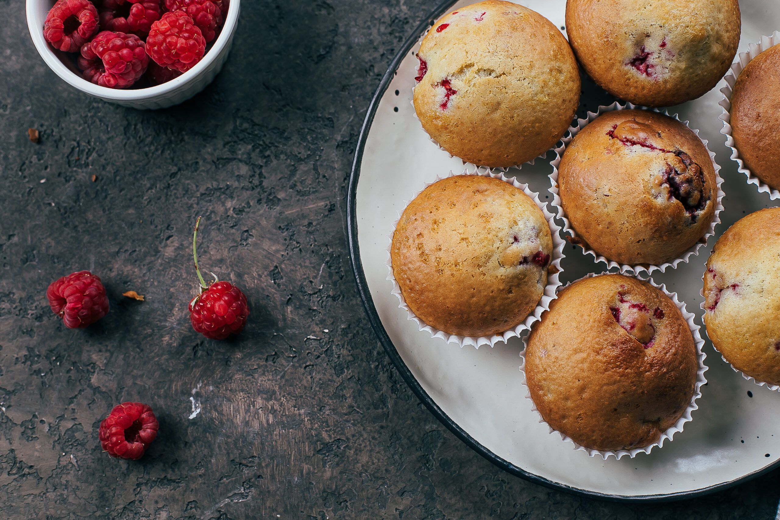 Raspberry Muffins - Mazola® Oils