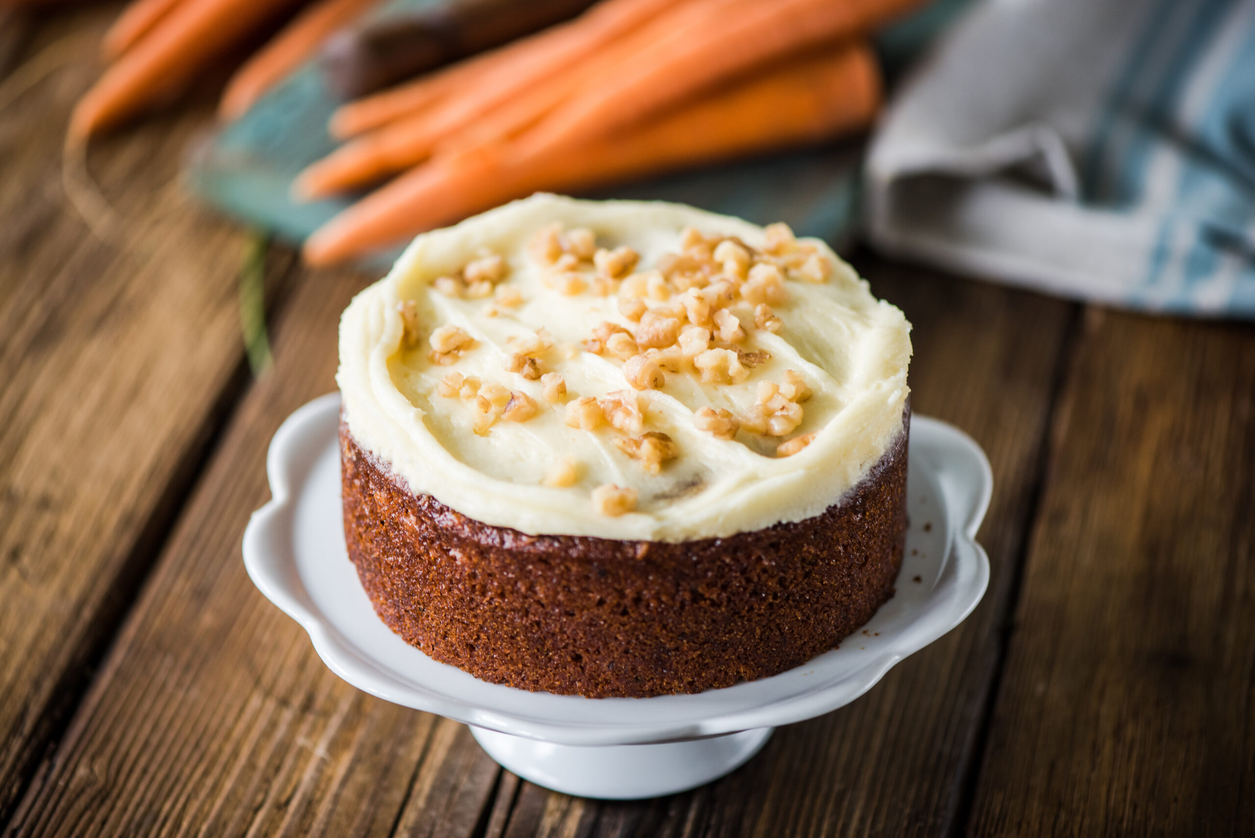 Carrot Cake with Dried Cranberries and Cream Cheese Frosting - Mazola® Oils Carrot Cake with Dried Cranberries and Cream Cheese Frosting - Mazola® Oils