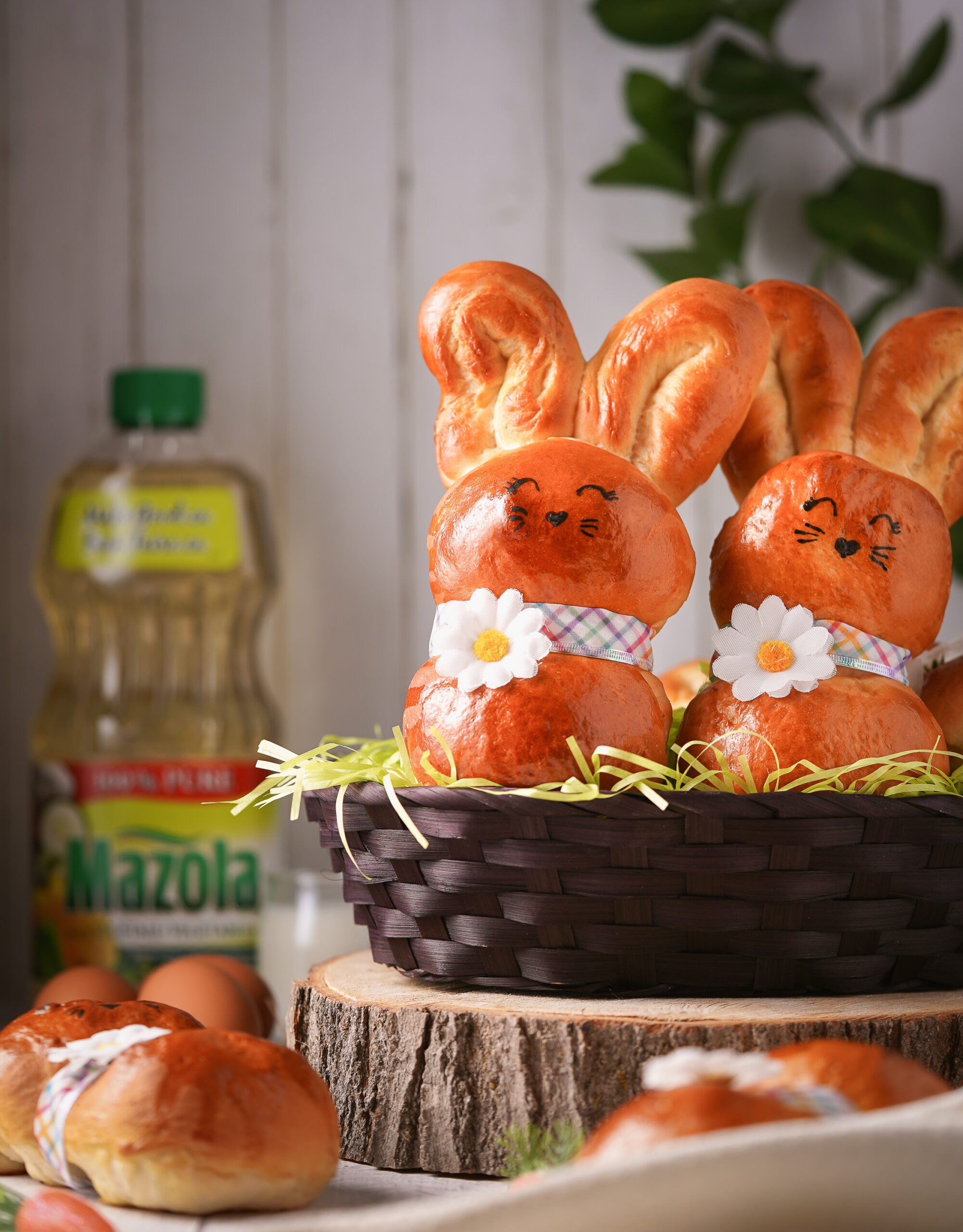 Easter Bunny Milk Bread - Mazola® Oils