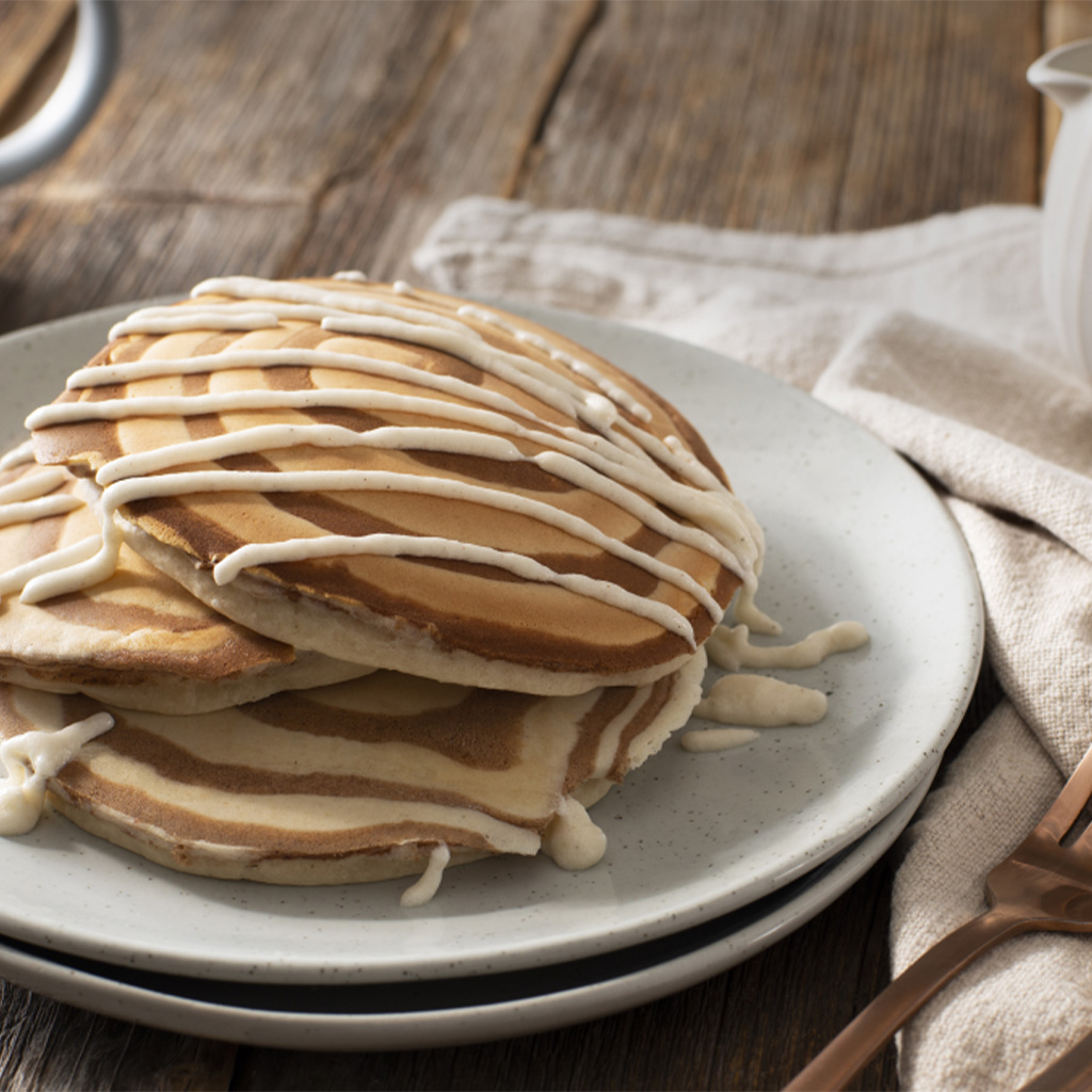 Cinnamon Swirl Pancakes Mazola® Oils