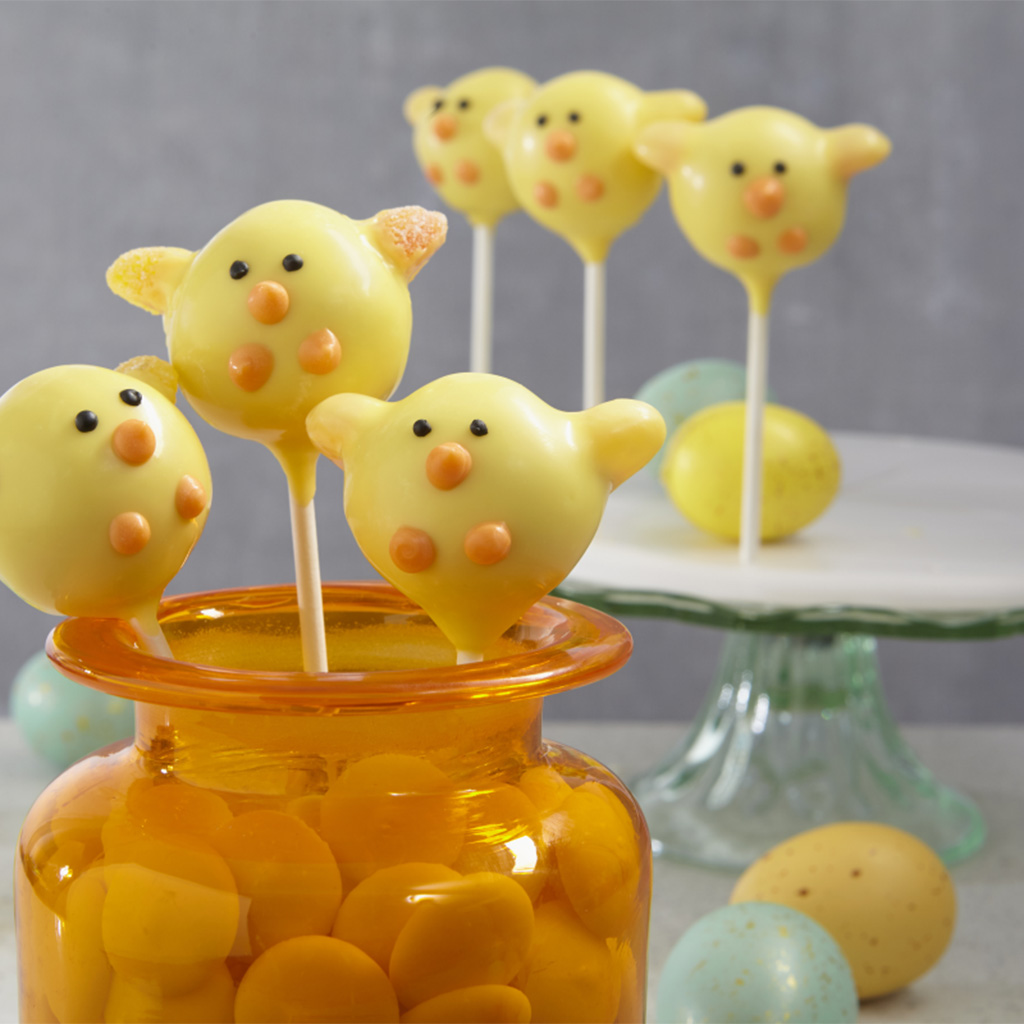 Easter Chick Cake Pops - Mazola® Oils