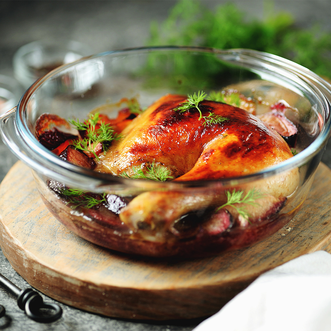 Plum and Ginger Glazed Chicken - Mazola® Oils