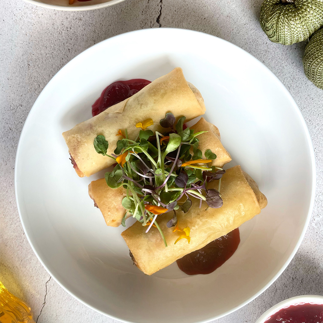 Leftover Thanksgiving Dinner Egg Rolls Mazola® Oils